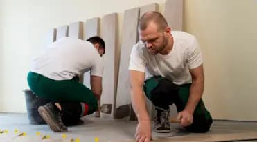 Professional flooring installation
